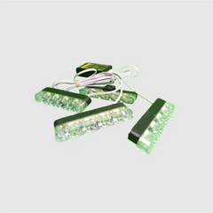 Grill Flasher Light White Color (4pcs set) 12V