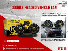 Kaier Pak Double Headed Vehicle Fan-Fastest fan for car